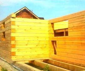 Брус лиственница 200х200 мм - модель 2