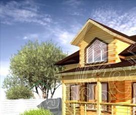 Брус обрезной профилированный - тип 2