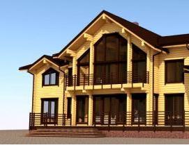 Брус строганный клееный - вариант 1