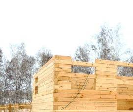 Брус строганый 150х150 мм - модель 2