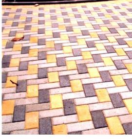 Брусчатка серо желтая - тип 1