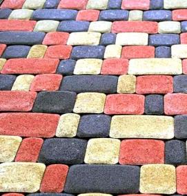 Брусчатка серо желтая - тип 2