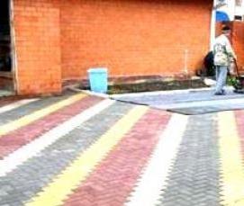 Брусчатка тротуарная кирпичик - тип 2