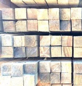 Бруски деревянные 80х80 мм - модель 3