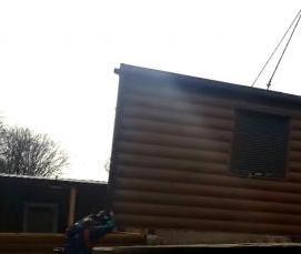 Брусовые бытовки - модель 3