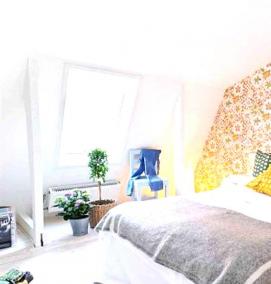 Бумажные обои для спальни - вариант 4