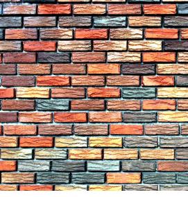 Бумажные обои: кирпичная стена - модель 3