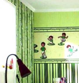 Бумажные обои в детскую комнату - модель 2