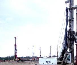 Бурение скважин для буронабивных свай - тип 2