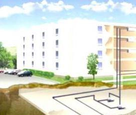 Бурение скважин для тепловых насосов - модель 3