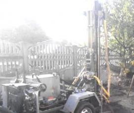 Бурение скважин с обсадной трубой - тип 4