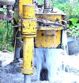 Бурение скважины перфоратором - вариант 1