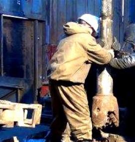 Бурение скважины перфоратором - вариант 3