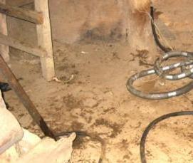 Бурение скважины в подвале дома - вариант 2