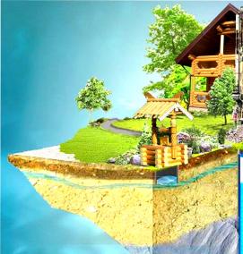 Бурения скважины воду области метр - модель 1