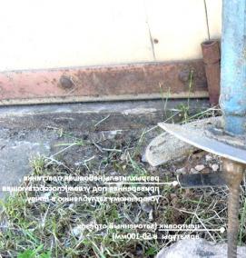 Бурение ям под столбы - тип 4