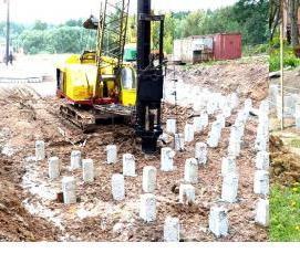 Буронабивные сваи - вариант 1