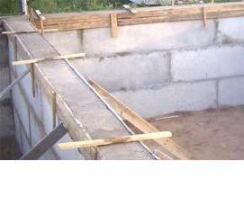 Бутобетонный ленточный фундамент - модель 2