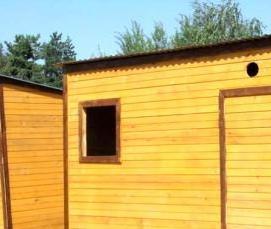 Бытовка хозблок для дачи - тип 1