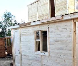 Бытовка хозблок для дачи - тип 2