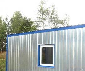 Бытовка металлическая утепленная - модель 2