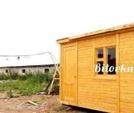 Бытовка с дровником - вариант 4