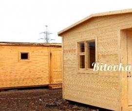 Бытовка с двускатной крышей - тип 4