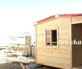 Бытовка с двускатной крышей - тип 3