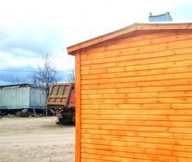 Бытовка с двускатной крышей - тип 2