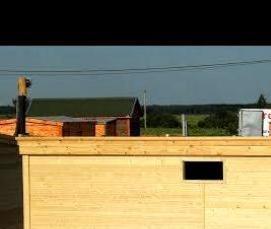 Бытовка с односкатной крышей - вариант 3