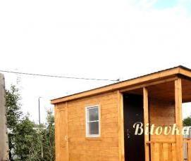 Бытовка садовая с верандой - тип 1