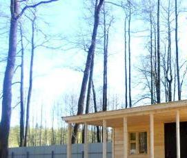 Бытовка садовая с верандой - тип 2