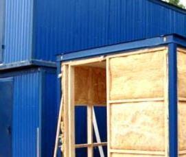 Бытовка утепленная с печкой - тип 3