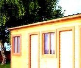 Бытовки дачные двухкомнатные с туалетом и душем - тип 4