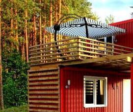 Бытовки дачные двухкомнатные с туалетом и душем - тип 3