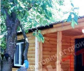 Бытовки дачные двухкомнатные с верандой - тип 2