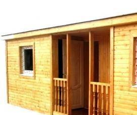 Бытовки дачные двухкомнатные - вариант 2