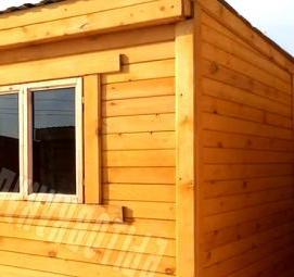 Бытовки хозблоки деревянные - тип 4