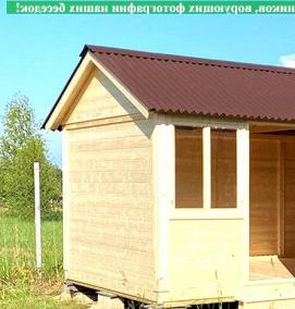 Бытовки и хозблоки для дачи - вариант 3