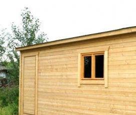 Бытовки из бруса от производителя - вариант 1