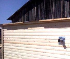 Бытовки из бруса от производителя - вариант 2