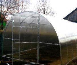 Бюджетная зимняя теплица - вариант 4