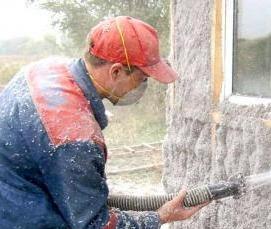 целлюлозный утеплитель эковата - модель 3