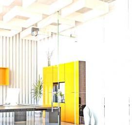 цельностеклянные офисные перегородки - модель 1