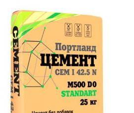 цемент д0 - тип 3