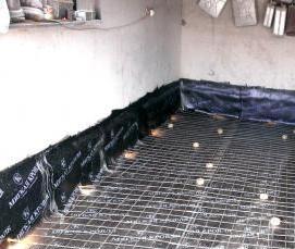 цемент для пола в гараже - тип 3