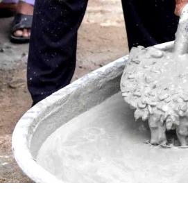 цемент со шлаком - модель 1