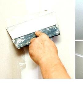 цементная шпаклевка для стен под обои - тип 1