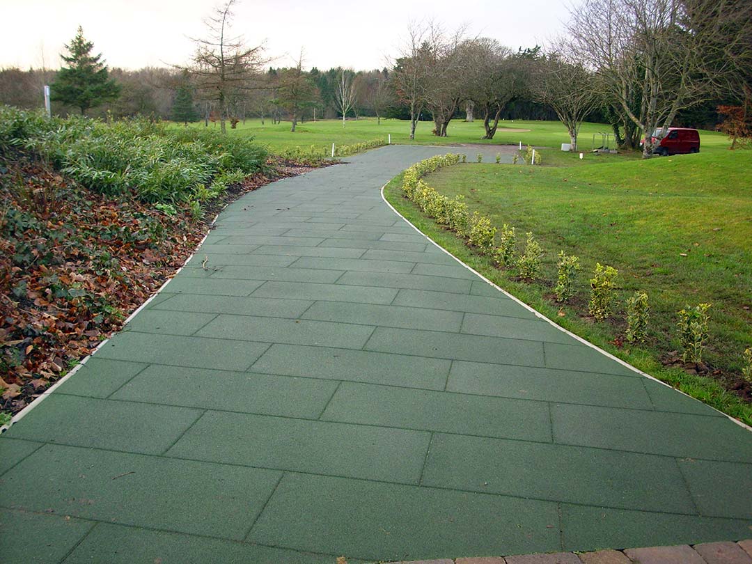 цементные плиты для дорожек - вариант 4