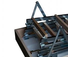 чердачная лестница 120х70 - тип 3